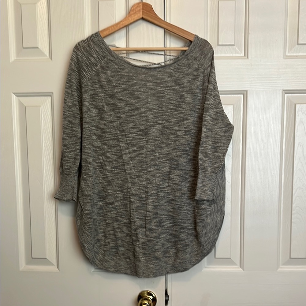 Gray Knit Sweater - Picture 1 of 6